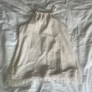 Vanity lace overlay top